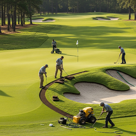 Golf Green Maintenance